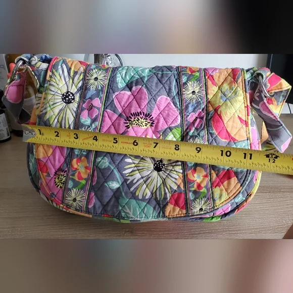 Vera Bradley Jazzy Blooms Purse - Picture 13 of 16